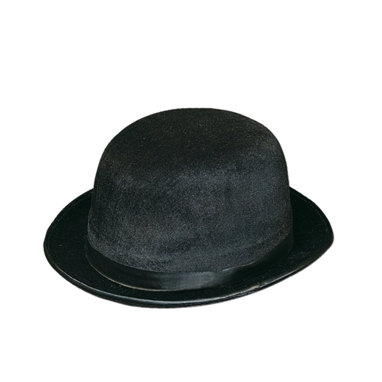Beistle Club Pack of 12 Black Bowler Derby Hats Halloween Costume